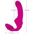 Strepless Strap-On - rosa Vibrator zum Anlegen