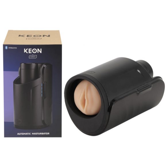 Kiiroo Keon Automatic - akkubetriebener, interaktiver, intelligenter Masturbator (Schwarz) 