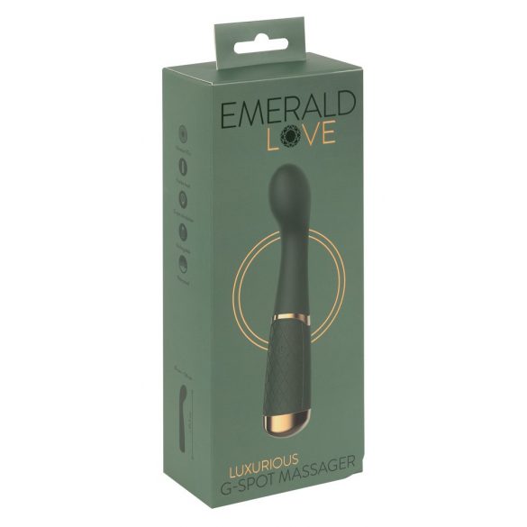 Emerald Love - Akkubetriebener, wasserdichter G-Punkt Vibrator (Grün) 