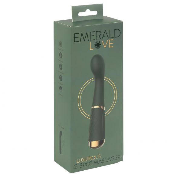 Emerald Love - Akkubetriebener, wasserdichter G-Punkt Vibrator (Grün) 