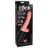 King Cock Plus 6,5 - Hoden Stoß Vibrator - Natur 