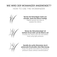   Womanizer Silver Delights - Luftwellen-Vibratoren-Set (Schwarz)