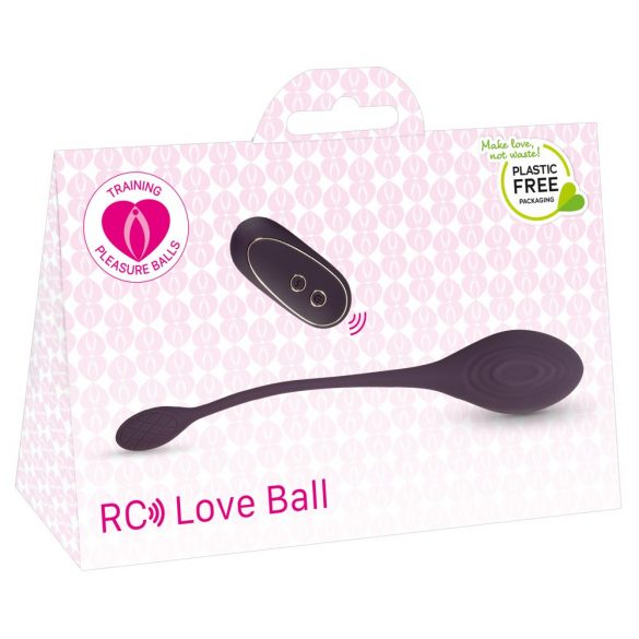 You2Toys RC Love Ball - akkubetriebenes, funkgesteuertes Vibrations-Ei (Lila)