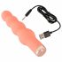 You2Toys Peachy! Mini-Perlen - Batteriebetriebener, perliger Vibrator (Pfirsich) 