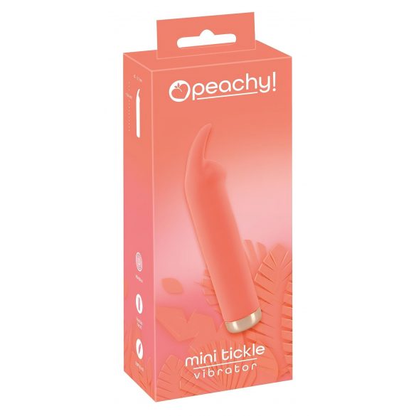 You2Toys peachy! Mini-Hase - akkubetriebener, hasenförmiger Klitorisvibrator (Pfirsich) 