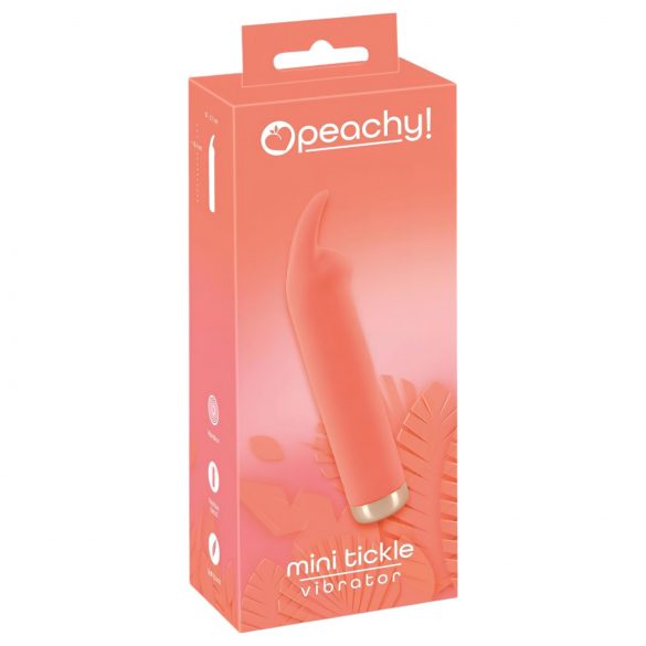 You2Toys peachy! Mini-Hase - akkubetriebener, hasenförmiger Klitorisvibrator (Pfirsich) 