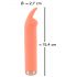 You2Toys Peachy Mini Bunny - Hasen-Vibrator (Pfirsich)