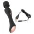 You2Toys CUPA Wand - Akku-betriebener 2-in-1 Massagevibrator (Schwarz) 