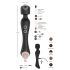 You2Toys CUPA Wand - Akku-betriebener 2-in-1 Massagevibrator (Schwarz) 