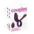 Couples Choice - wiederaufladbarer, drahtloser Penisring (lila) 