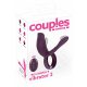 Couples Choice - wiederaufladbarer, drahtloser Penisring (lila) 