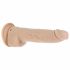 Naked Addiction Thrusting 9 - Funkgesteuerter, stoßender Vibrator - natürlich (23cm) 