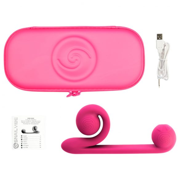 Snail Vibe Duo - Akku 3in1 Stimulierender Vibrator (Pink)