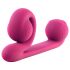 Snail Vibe Duo - Akku 3in1 Stimulierender Vibrator (Pink)