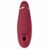 Womanizer Premium 2 - wiederaufladbarer, luftwellenbasiert klitoraler Stimulator (rot) 