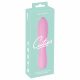 Cuties Mini 3 - akkubetriebener, wasserdichter, gerippter Vibrator (pink) 