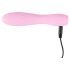 Cuties Mini 3 - akkubetriebener, wasserdichter, gerippter Vibrator (pink) 