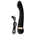 Hot 'n Cold - wiederaufladbarer G-Punkt-Vibrator (schwarz)