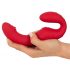 You2Toys Strapless - aufladbarer, funkgesteuerter, anlegbarer Vibrator (rot) 