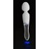 Liaison Wand - Akku-Silikon-Glas-LED-Vibrator (transparent-weiß)