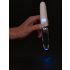 You2Toys Liaison - Akkubetriebener Silikon-Glas LED Vibrator (Transparent-Weiß) 