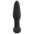 ANOS - wiederaufladbarer, wasserfester Anal-Vibrator (schwarz)