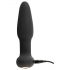 ANOS - wiederaufladbarer, wasserfester Anal-Vibrator (schwarz)