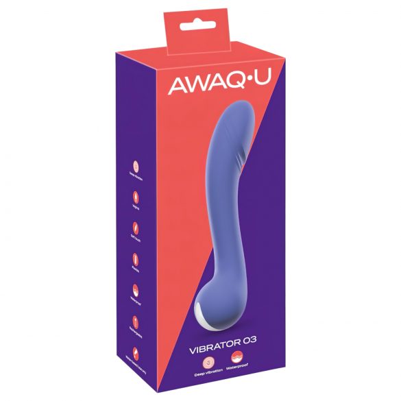 AWAQ.U 3 - wiederaufladbarer G-Punkt Vibrator (lila)