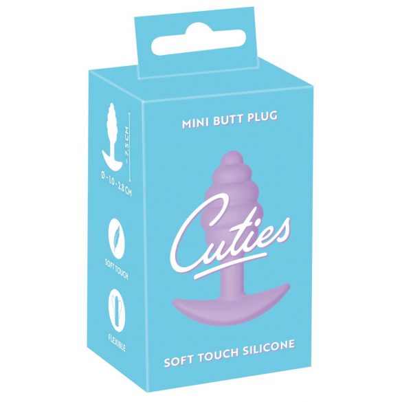 Cuties Mini Analplug - Silikon Anal Dildo - Lila (2,8 cm) 