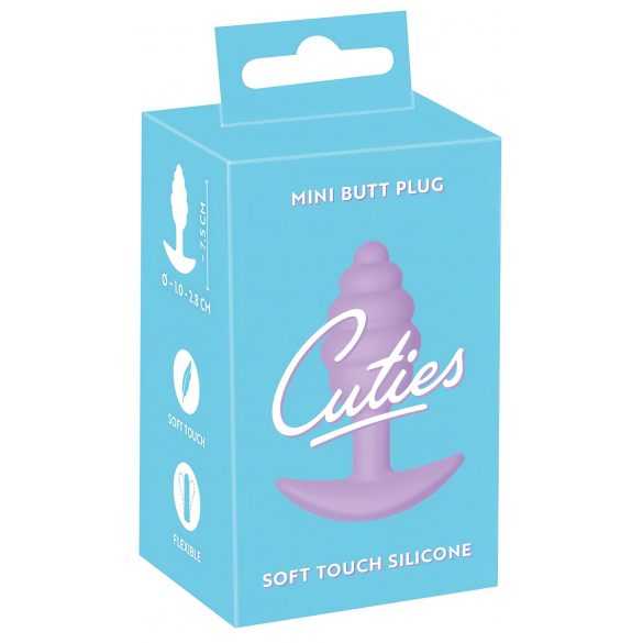 Cuties Mini Analplug - Silikon Anal Dildo - Lila (2,8 cm) 