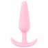 Cuties Mini Po-Plug - Silikon Analdildo - Pink (2,1cm) 