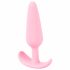 Cuties Mini Po-Plug - Silikon Analdildo - Pink (2,1cm) 