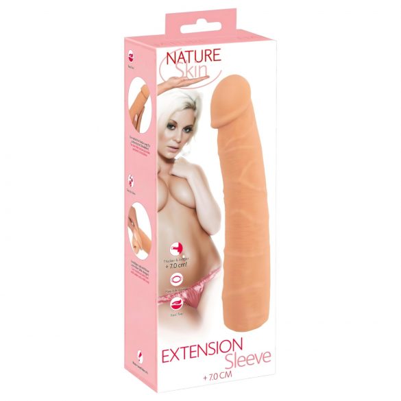 Nature Skin - Penisverlängerung und -verdickung Hülle (24 cm)