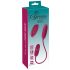 Smile Love Egg Duo - aufladbares, funkgesteuertes, wasserdichtes Vibro-Ei (lila) 