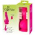 SMILE Powerful - Akkubetriebener, zweimotoriger Saugnapf-Vibrator (Pink) 