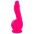 SMILE Powerful - Akkubetriebener Vibrator mit 2 Motoren und Saugnapf (Pink)