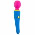 You2Toys bunt. - wiederaufladbarer, wasserdichter Massagevibrator (farbig) 