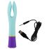 You2Toys Bunt - Akkumulatorbetriebener, wasserdichter Vibrator mit zwei Motoren (bunt)