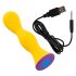 You2Toys bunt. - wiederaufladbarer, wasserdichter Analvibrator (gelb) 