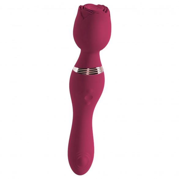 You2Toys Rosenrot - Akkubetriebener Rosenstiel-Massagevibrator (Rot) 