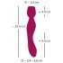 You2Toys Rosenrot - Akkubetriebener Rosenstiel-Massagevibrator (Rot) 