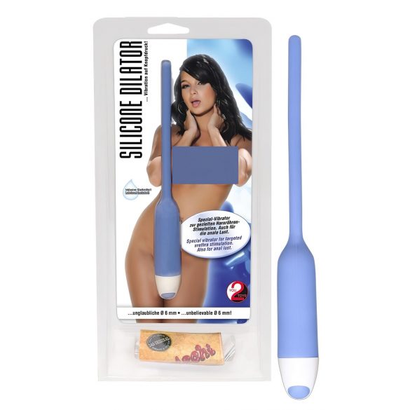 You2Toys - Kleiner, Silikon-Harnröhrenvibrator - Blau 