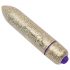 Goldener Mini-Lippenstiftvibrator - 7 Rhythmen