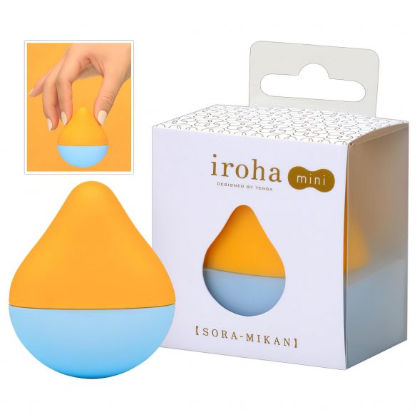 TENGA Iroha Mini - Mini Klitorisvibrator (Orange-Blau) 