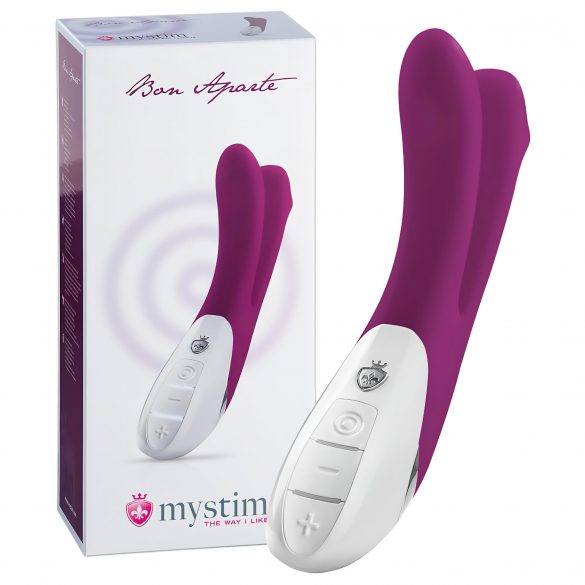 Mystim Bon Aparte - doppelarmiger Vibrator (Himbeere) 