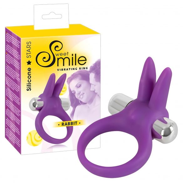 SMILE Rabbit - Vibrationsring für den Penis (Lila) 