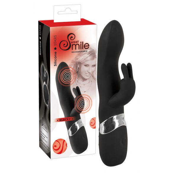 SMILE Blacky - USB-Dual-Vibrator mit zwei Motoren (schwarz)