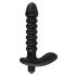 Black Velvet gerippter Vibrator - Medium (Schwarz) 