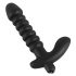 Black Velvet gerippter Vibrator - Medium (Schwarz) 