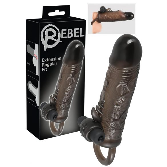 Rebel Regular - Vibrations-Penisverlängerung (19cm) 